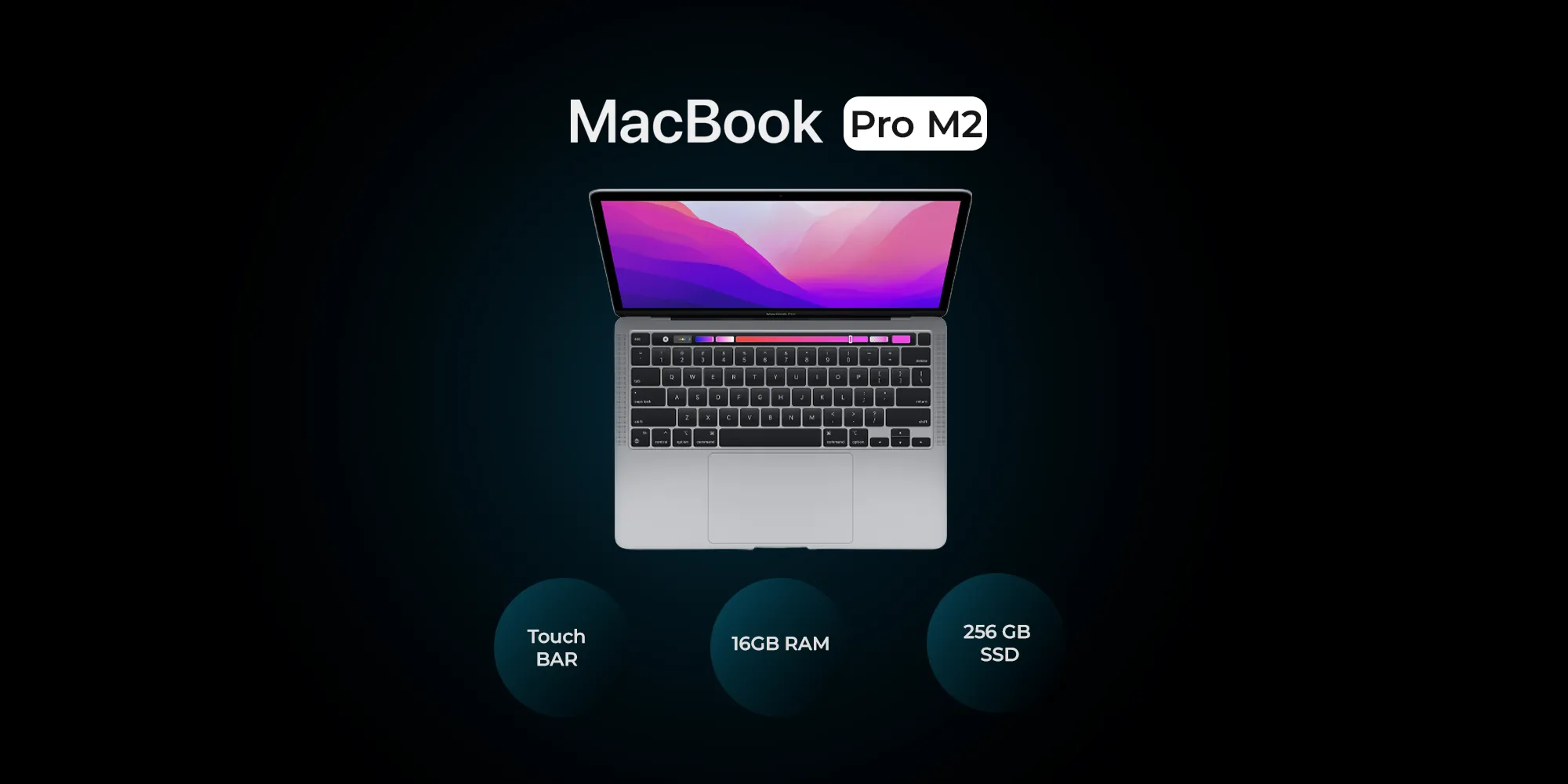 Macbook PRO M2 ( 16GB, 256 SSD )